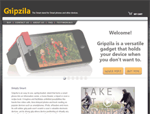 Tablet Screenshot of gripzila.com
